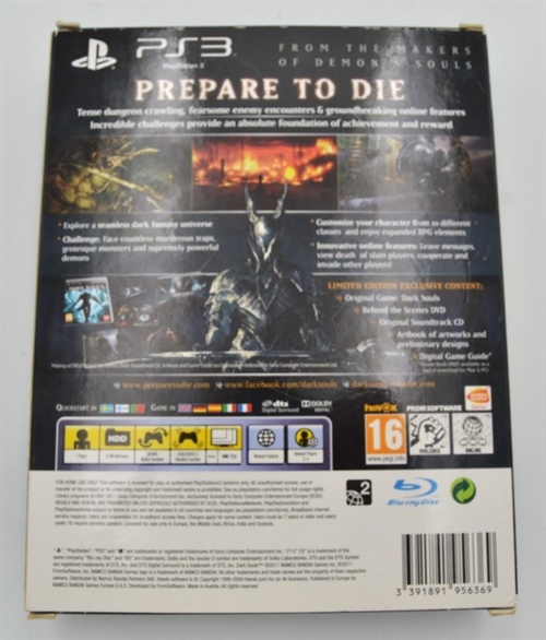 Dark Souls Limited Edition - PS3 (A Grade) (Genbrug)